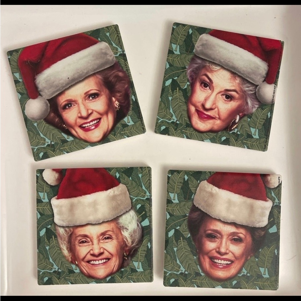 Golden Girls Christmas Coasters